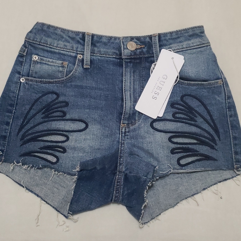 Guess High Rise Shorts NWT 👖 - Picture 4 of 5